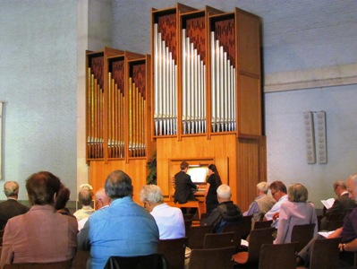 Zomerse orgelklanken - Koen Maris bespeelt het orgel en begeleidt sopraan Irene Carpentier
